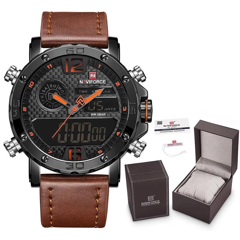 Sports Leather Waterproof Quartz - Simple Watch RX426