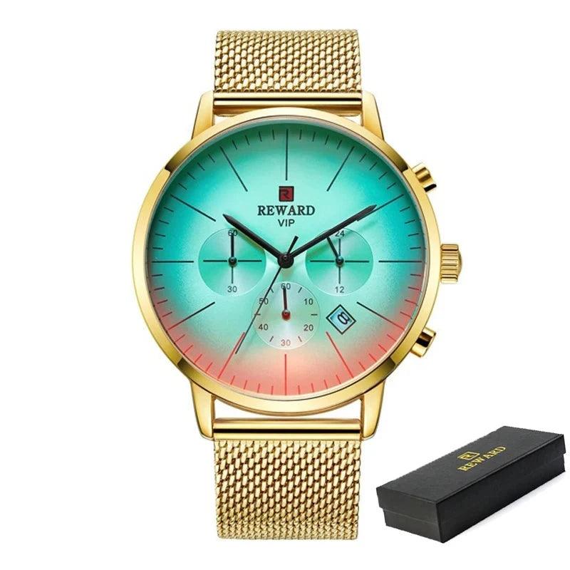 Stainless Steel Business Simple Watches MSCW1202 Color Bright Glass