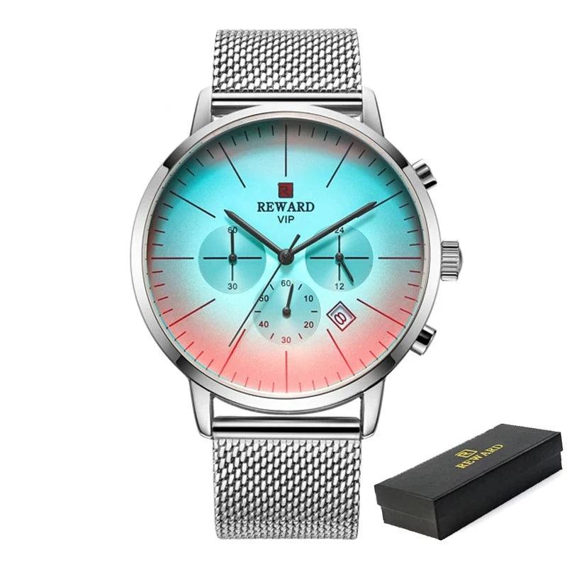 Stainless Steel Business Simple Watches MSCW1202 Color Bright Glass