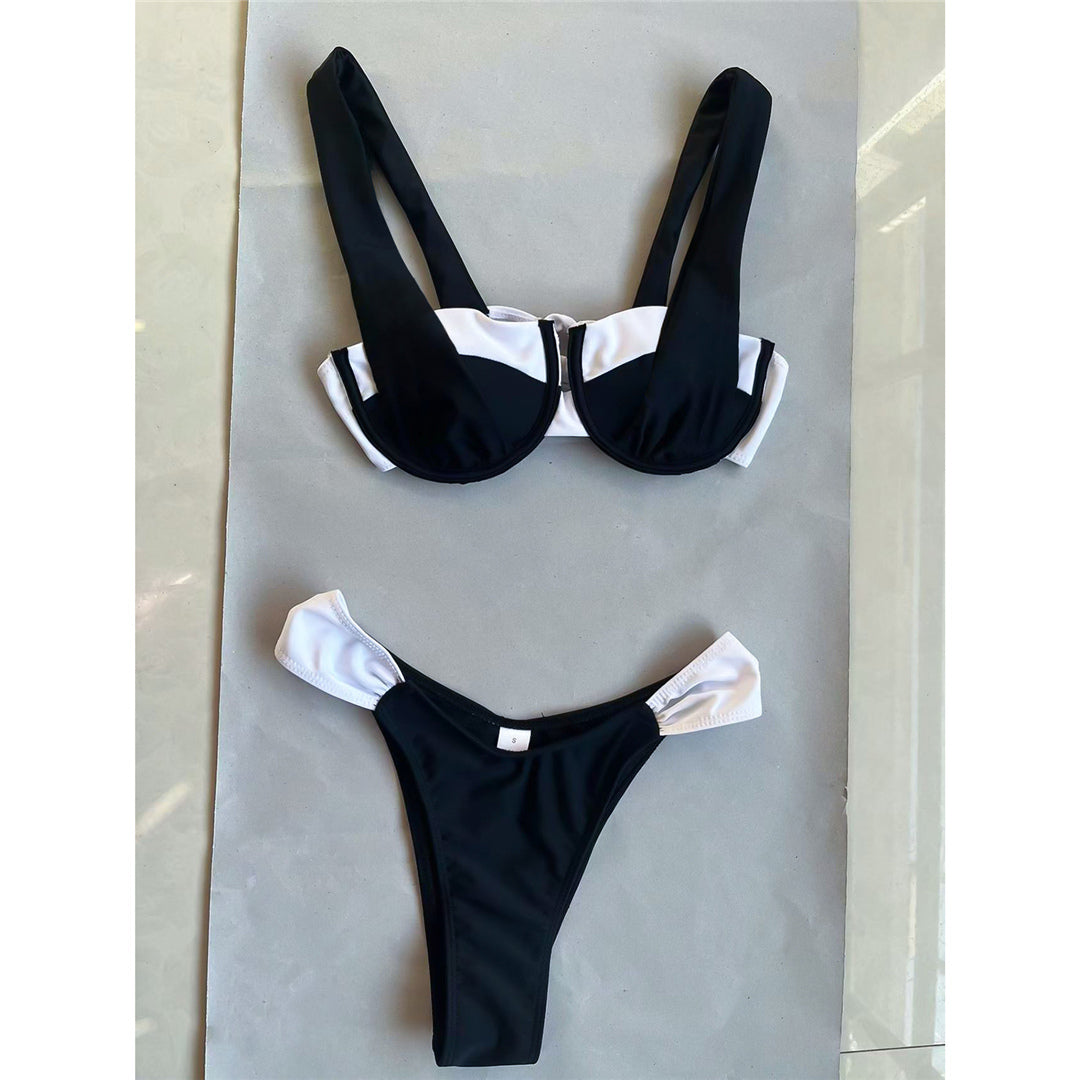 Tina Splicing Underwired High Leg Cut Bikini