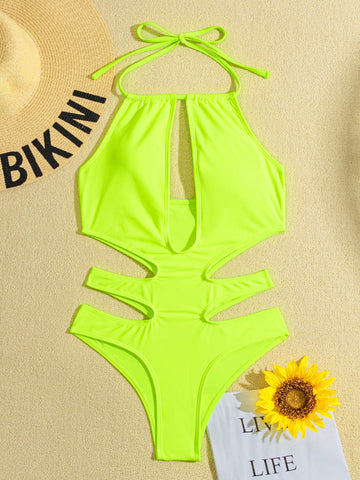 Faith High Cut One Piece Swimsuit