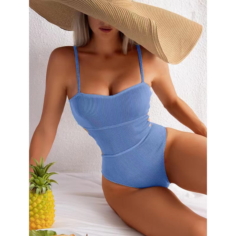 Alyssa Ribbed One Piece Swimsuit