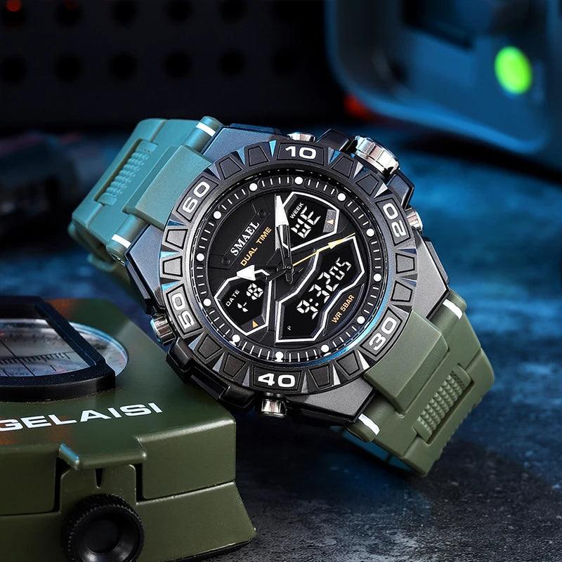 Waterproof Sport Quartz Wristwatches: SCW8070 Simple Watch