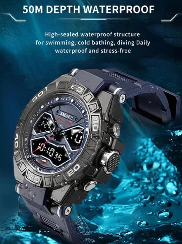 Waterproof Sport Quartz Wristwatches: SCW8070 Simple Watch