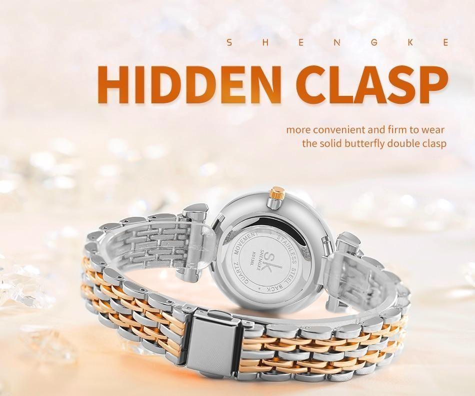 Simple Watch Silver Classical Wristwatch K0136