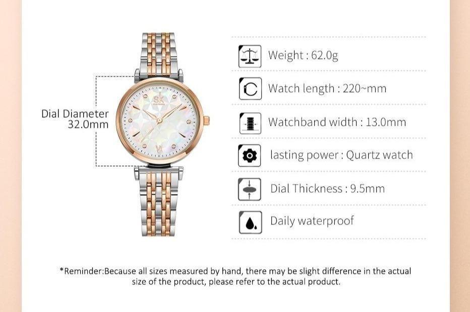 Simple Watch Silver Classical Wristwatch K0136