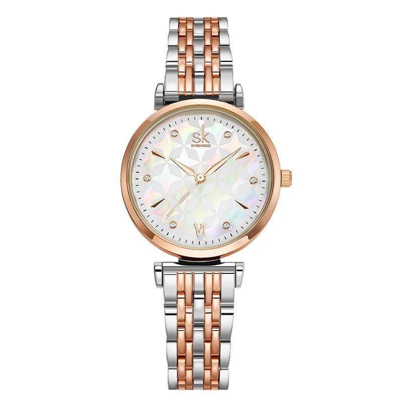 Simple Watch Silver Classical Wristwatch K0136