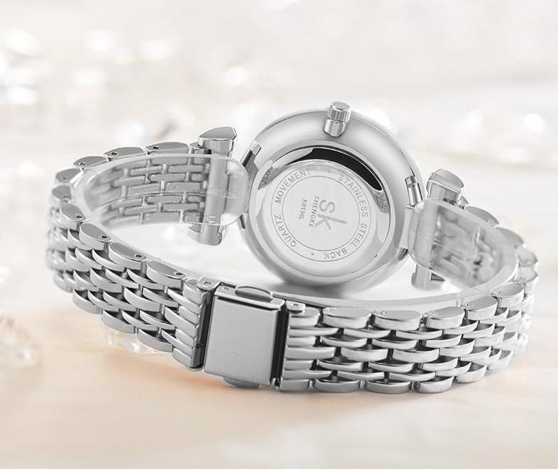 Simple Watch Silver Classical Wristwatch K0136