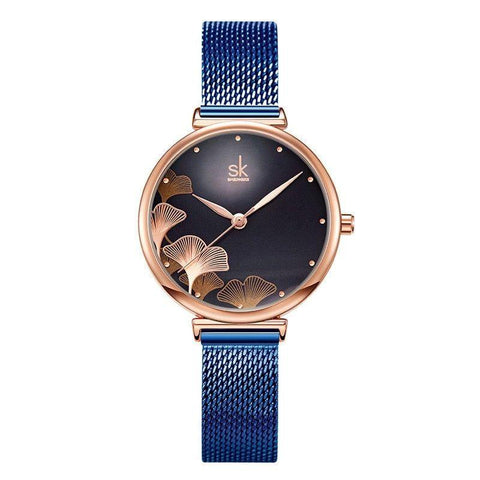 Simple Watches Coffee Mesh Band Quartz #K0139