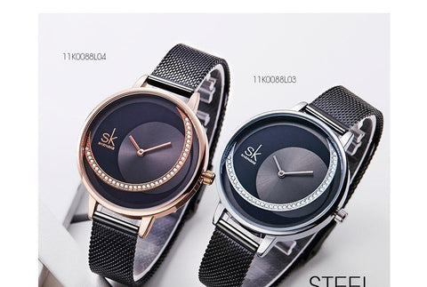 Simple Watches Crystal Quartz Wrist Watches #K0088