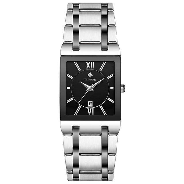 Simple Watches GSCW1eQ09 Stainless Steel Square Dress Quartz