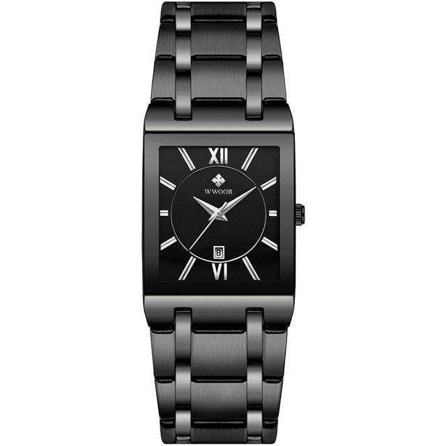 Simple Watches GSCW1eQ09 Stainless Steel Square Dress Quartz