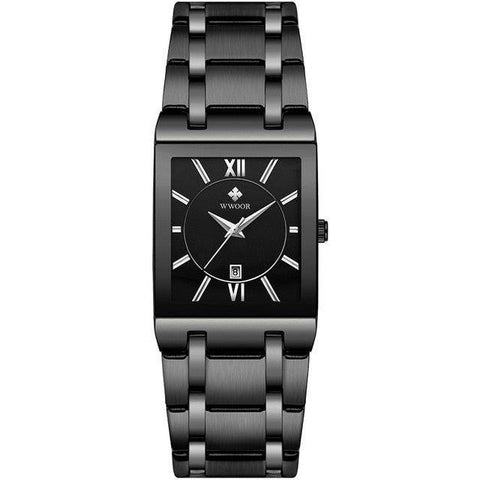 Simple Watches GSCW1eQ09 Stainless Steel Square Dress Quartz