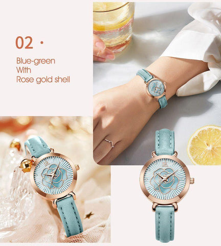 Simple Watches Leather Japan Colorful Quartz #K0148