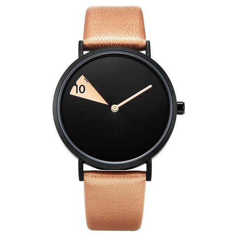 Simple Watches Leather Quartz Wristwatches #K0090