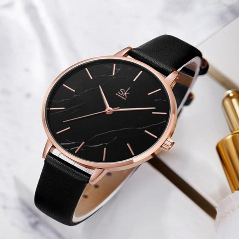 Simple Watches Marble Leather Quartz #K0137