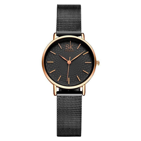 Simple Watches Mesh Stainless Steel Casual Wristwatches #K0006