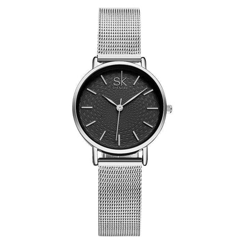 Simple Watches Mesh Stainless Steel Casual Wristwatches #K0006