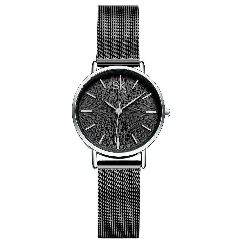 Simple Watches Mesh Stainless Steel Casual Wristwatches #K0006