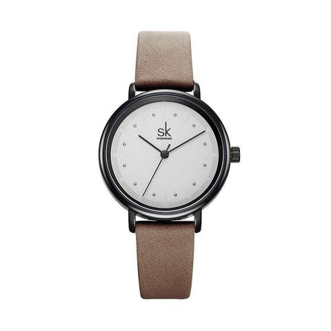 Simple Watches Retro Leather Wristwatches #K8005