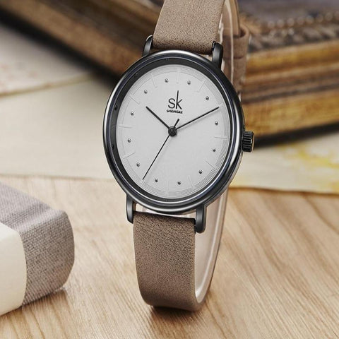 Simple Watches Retro Leather Wristwatches #K8005