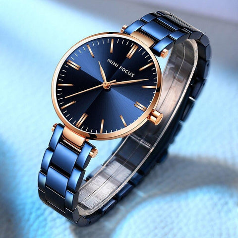 Watches Waterproof Stainless Steel Quartz Ladys Watch Ladies Wristwatches