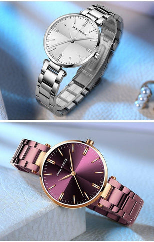 Watches Waterproof Stainless Steel Quartz Ladys Watch Ladies Wristwatches