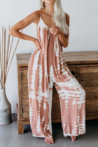 Sling Tie-dye Jumpsuit