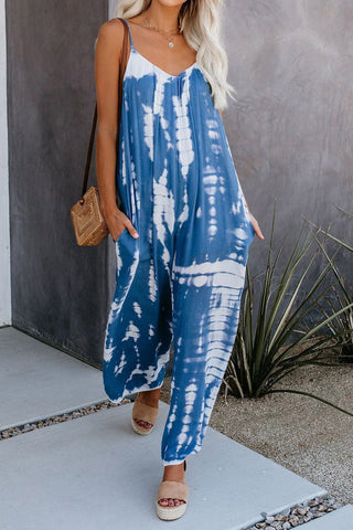 Sling Tie-dye Jumpsuit