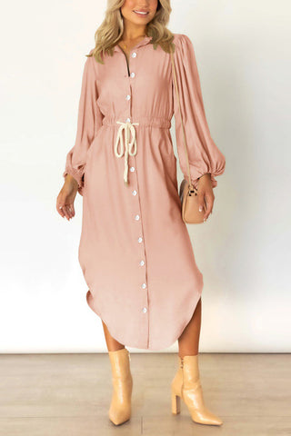 Week Button Down Shirt Dress