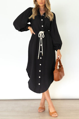 Week Button Down Shirt Dress