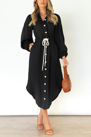 Week Button Down Shirt Dress