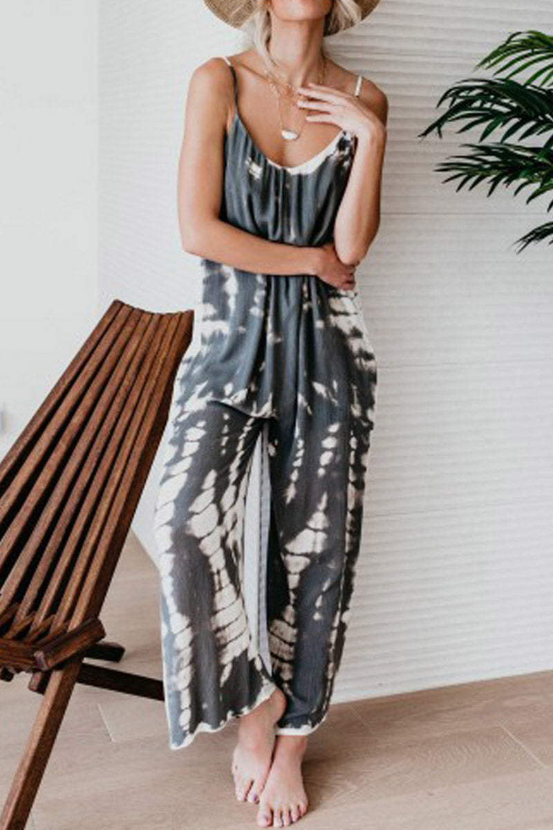 Sling Tie-dye Jumpsuit