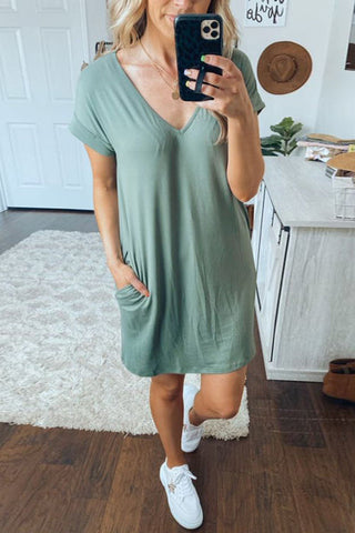 Enjoy The Days Together T-Shirt Dress